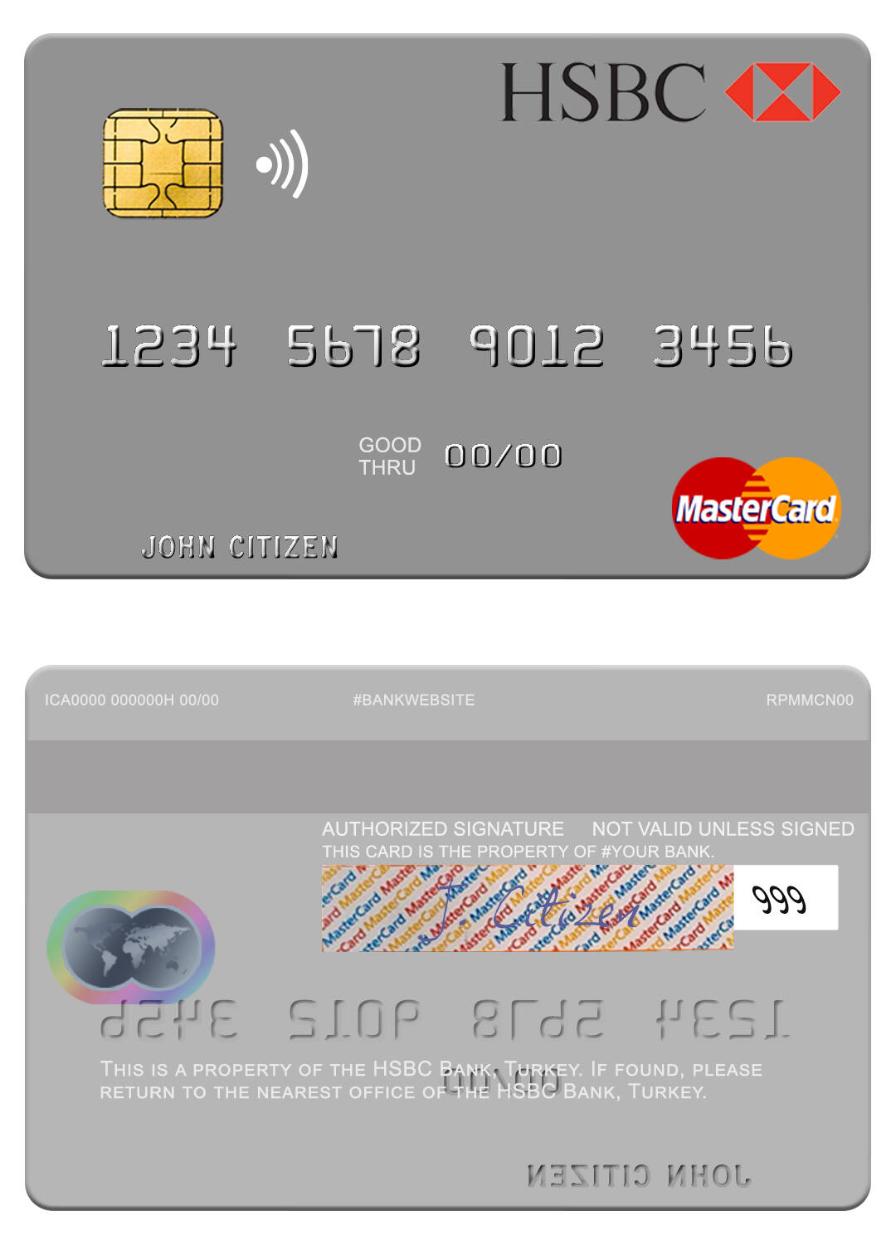 Turkey HSBC Bank mastercard